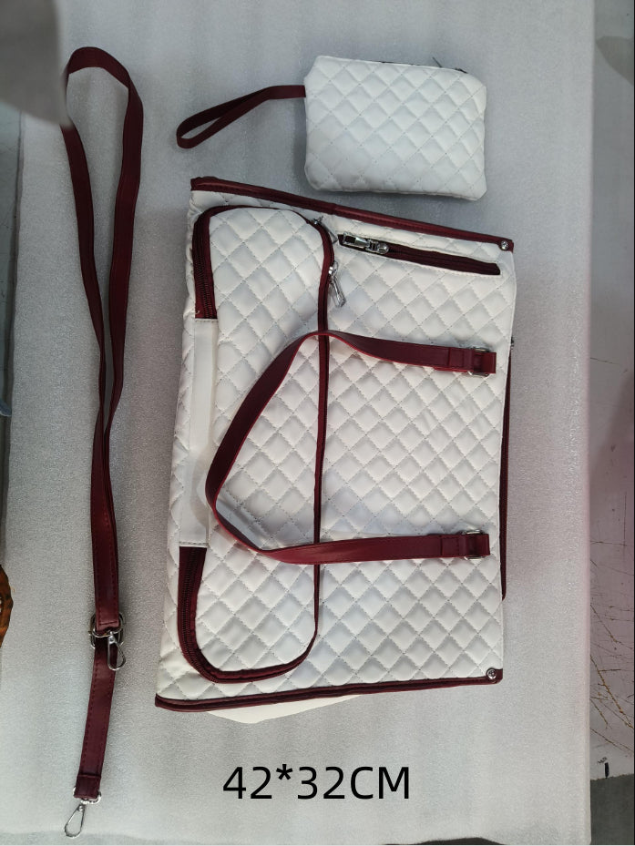 Fashionable Lunch Tote Bag Women's Thermal Insulation Lunch Box Leak-proof Crossbody Computer Storage Bag Quilted Large Capacity Handbag With Purse